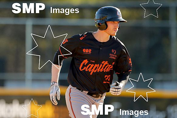 Taylor Kohlwey of the Canberra Cavalry PHOTO: James Worsfold / SMP IMAGES / Baseball Australia | Action from the Australian Baseball League 2019/20 Round 2 clash between the Perth Heat v Canberra Cavalry played at Perth Harley-Davidson ballpark, Pert